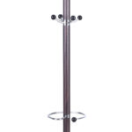 Coat Stand Nicolo metal walnut D37x175cm - Image 3
