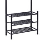 Entrance unit Federica metal black 65x28x187cm - Слика 3