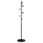 Coat Stand Adriana metal black D37x172cm