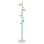 Coat Stand Violetta metal light blue D31x167cm
