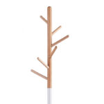 Coat Stand Marianna metal white-natural D37x169cm - Слика 2
