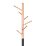 Coat Stand Marianna metal black-natural D37x169cm - Image 2