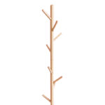 Coat stand Driko natural wood D38x174cm - Слика 2