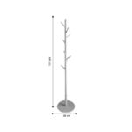Coat stand Driko natural wood D38x174cm - Слика 4