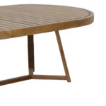 Stellan solid eucalyptus wood table 220x130x75cm - Image 3