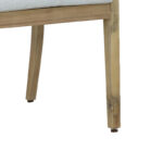 Bolen armchair solid acacia wood-beige fabric 59x63.2x89.9cm - Image 6