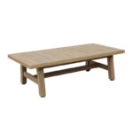 4pc Malibu I living room set solid acacia wood-beige fabric - Слика 4