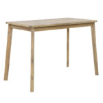 Dining room Bravo-Amalfi set of 5 solid acacia wood and beige fabric 130x70x90cm - Слика 2