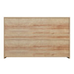 Chest of drawers Cindy 6 drawers natural 120x40x75cm - Слика 4