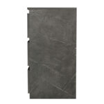 Chest of drawers Cindy 6 drawers marble gray 120x40x75cm - Image 3