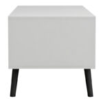 Skyfi coffee table with waiter white-black 100x60x45cm - Image 5