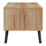 Skyfi coffee table with waiter natural-charcoal 100x60x45cm - Image 5