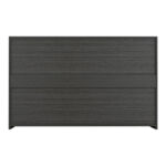 Chest of drawers Cindy 6 drawers wenge 120x40x75cm - Image 4