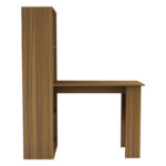 Office bookcase-desk Acumen melamine walnut 120x50x150cm - Слика 2