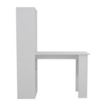 Office bookcase-desk Acumen melamine white 120x50x150cm - Слика 2