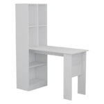 Канцелариски шкаф за книги-биро Acumen меламин бела 120x50x150 см