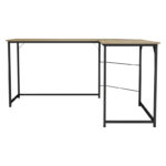 Right corner office desk Impetus melamine sonoma-black 150x120x75 - Image 2
