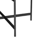 Coffee table Aisle black marble melamine-black metal D80x45cm - Image 6