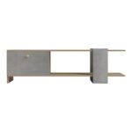 Standi TV stand in sonoma-grey cement color 120x25x36.8cm - Слика 2