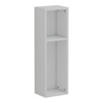 Racks wall shelf-bedside table in white 20x15x65cm