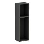 Ѕидна полица-ноќна масичка Racks во сива нијанса 20x15x65 см