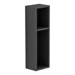 Racks wall shelf-bedside table in gray shade 20x15x65cm - Слика 3