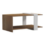 Coffee table Masasi in natural-white color 80x50x35cm