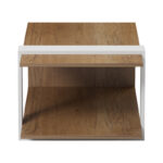 Coffee table Masasi in natural-white color 80x50x35cm - Image 4