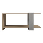 Coffee table Masasi in sonoma-grey cement color 80x50x35cm - Слика 2