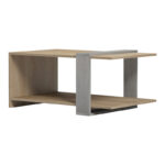 Coffee table Masasi in sonoma-grey cement color 80x50x35cm - Слика 3