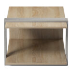 Coffee table Masasi in sonoma-grey cement color 80x50x35cm - Слика 5