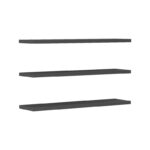 Divar wall shelf in grey color 60x14.5x1.8cm
