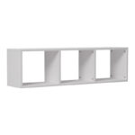 Wall shelf Mikoro in white color 90x22x25.6cm