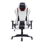 Office Gaming chair Mazol pu black-white 66x56x135cm - Слика 5