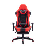 Office Gaming chair Zeldo pu black-red 66x56x135cm - Слика 3