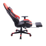 Office Gaming chair Zeldo pu black-red 66x56x135cm - Слика 4