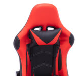 Office Gaming chair Zeldo pu black-red 66x56x135cm - Слика 5