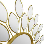Mirror Flower golden 83x2.5x83cm - Image 3