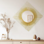 Mirror Sunshine golden 70x3x70cm - Image 2