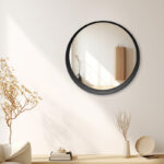 Mirror Round 3 black 50x8x50cm - Image 2
