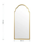 Mirror Eros golden 58x2.5x132cm - Слика 4
