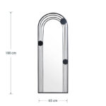 Mirror Derway black 65x2x180cm - Слика 4