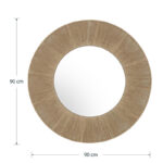 Mirror Rojie natural 90x2x90cm - Image 3
