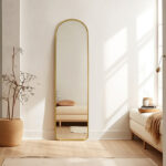 Mirror Zelicie gold 40x2.5x152cm - Слика 2