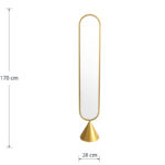 Mirror Hersy gold 28x2x170cm - Image 3