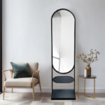 Mirror Anelsa black 45.5x25x180cm - Слика 2