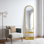 Mirror Anelsa gold 45.5x25x180cm - Image 2