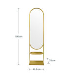 Mirror Anelsa gold 45.5x25x180cm - Image 4