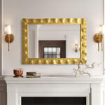Mirror Fezco golden 72x3x102cm - Слика 2