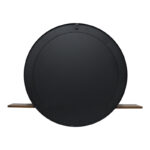 Mirror with shelf Salmin metal in black shade 80x10x60cm - Image 4